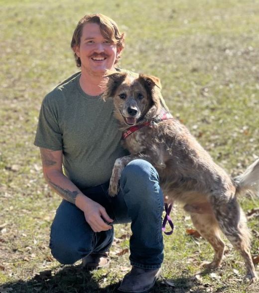 Tom Dante and his dog Cliff